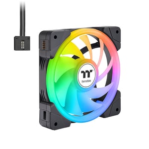 مبرد Thermaltake SWAFAN EX 12 مبرد هوائي 120mm 3-Fan Pack ARGB أبيض