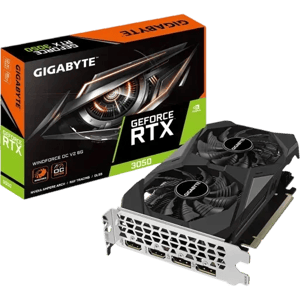 Gigabyte RTX 3050 6GB GDDR6 WF 2OCV2 Black Edition