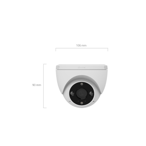 EZVIZ H4 4MP 2304x1296 Dual-Mode WiFi Camera White