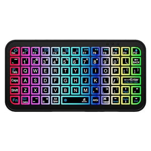 Jeqang 60% Membrane Keyboard Bluetooth RGB Black