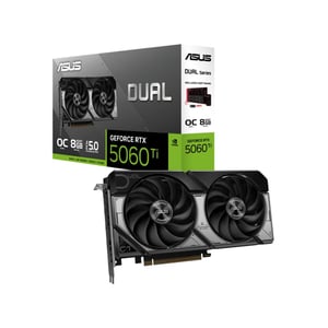 كارت شاشة ASUS Dual GeForce RTX 5060 Ti 8GB GDDR7 OC Edition