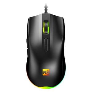 ماوس R8 G201 7200 DPI سلكي RGB أسود