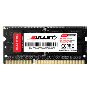 Bullet DDR4 16GB 3200MHz Laptop Memory