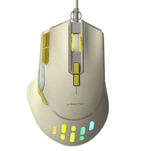 Langtu G3 Wired Mouse 8200 DPI Milk White