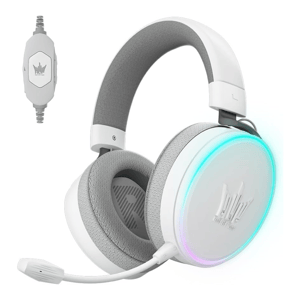 سماعات Galax HOF Maestro H1 7.1 Surround RGB USB مع ميكروفون أبيض مطفي