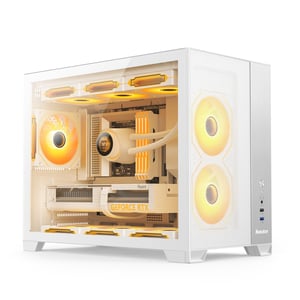 كيس Huntkey Mini Mid-Tower M-ATX أسود