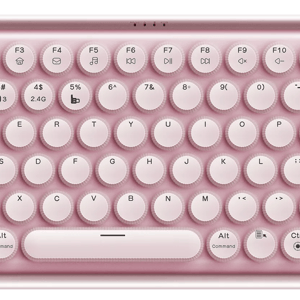 كيبورد Rapoo Ralemo Pre 5 60% ميكانيكي Dual-Mode RGB وردي