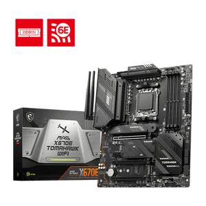 مذربورد إم إس آي MAG X670E TOMAHAWK WIFI مقاس ATX لمعالجات AM5 بذاكرة DDR5