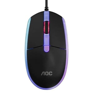 ماوس AOC GM150 2000 DPI سلكي RGB أسود