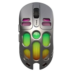 ماوس Jedel WD153 1600 DPI Dual-Mode RGB لاسلكي رمادي