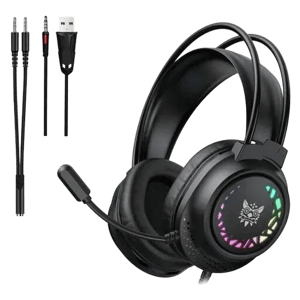 سماعات Onikuma X92 RGB سلكية أسود