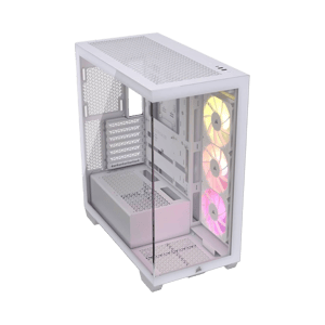 Corsair 3500X Mid-Tower ATX Case White Tempered Glass ARGB