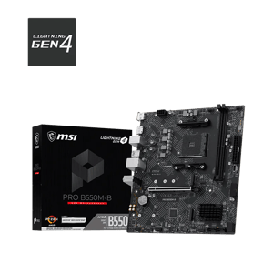 MSI PRO B550M-B AMD AM4 DDR4 Micro-ATX Motherboard