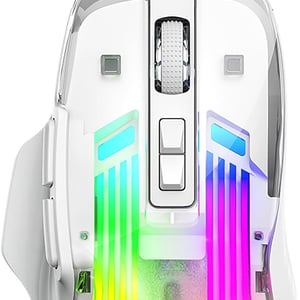 ماوس Xtrike Me GM-319 6400 DPI سلكي RGB أبيض