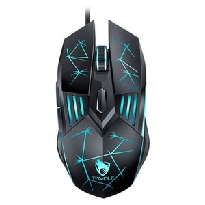 T-Wolf G560 Gaming Mouse 3200 DPI Wired Black RGB