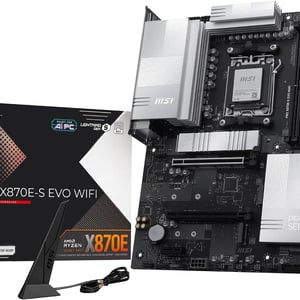 لوحة أم ام اس اي برو MSI PRO X870E-S EVO WIFI بمقبس AMD AM5 ودعم ذاكرة DDR5