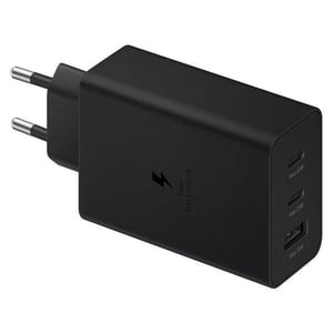 شاحن Samsung Trio 65W بمنفذين USB-C + USB-A