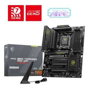 مذربورد إم إس آي MAG B850 TOMAHAWK WIFI مقاس ATX لمعالجات AM5