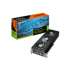 كارت شاشة Gigabyte Eagle Max GeForce RTX 5060 Ti 16GB GDDR7 OC Edition Black