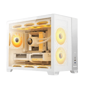 Huntkey Wind F820 Mesh Mid-Tower Case White ARGB