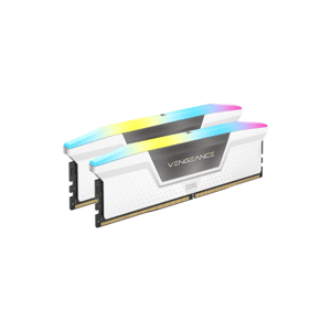 رام Corsair Vengeance RGB DDR5 64GB (2x32GB) 5200MHz أبيض