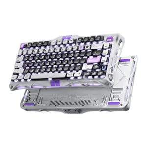 كيبورد GravaStar Mercury V75-HE 75% Magnetic Hall Effect Tri-Mode RGB رمادي