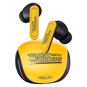 سماعات Transformers Bumblebee T10 Pro بلوتوث 6.0 مع مايك أصفر