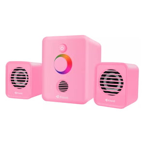 سبيكر Kisonli U-3000 2.1 12W سلكي وردي