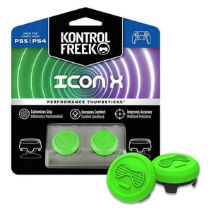 KontrolFreek Icon X Performance Thumbsticks for PS4/PS5 Green