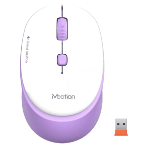 Meetion R571 Wireless Mouse 1600 DPI Purple