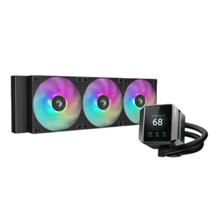مبرد Deepcool Mystique 360mm AIO سائل ARGB أسود