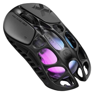 ماوس GravaStar GSX 32000 DPI تري-مود لاسلكي RGB أسود