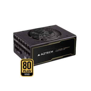 باور سبلاي Aztech 1000W 80+ Gold Fully Modular أسود