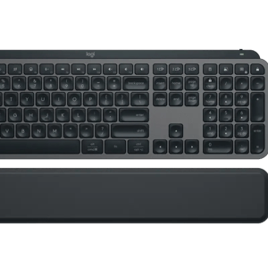 Logitech MX Keys S Combo Wireless Keyboard and Mouse with Palm Rest