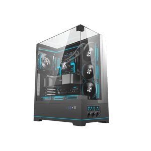 DarkFlash DY450L Pro Mid-Tower ATX Case Black Tempered Glass