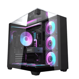 DarkFlash TH285 Mid-Tower ATX Case Black Tempered Glass