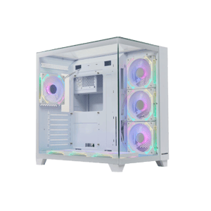 RAPTOR Gilgamesh Mid-Tower ATX Case White Tempered Glass