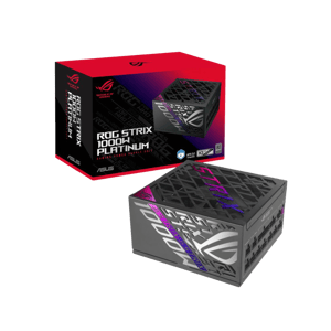 ASUS ROG STRIX GAMING 1000P, Full Modular, 1000W 80+ Platinum, PCIe 5.1, Black