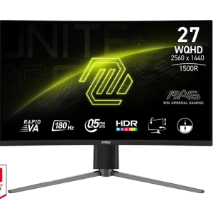 شاشة MSI MAG 27CQ6PF 27″ 2560x1440 180Hz VA