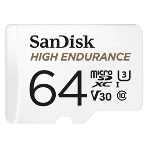 SanDisk High Endurance 64GB microSDXC UHS-I Memory Card
