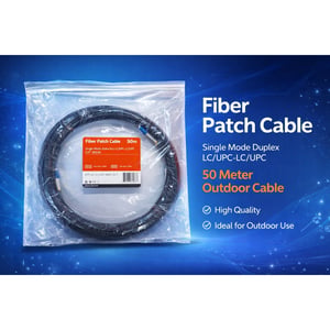 كيبل Atlantic LC/UPC إلى LC/UPC Single Mode OS2 Duplex Outdoor Armored 50m