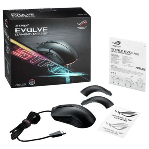 ماوس ASUS ROG Strix Evolve P302 7200 DPI USB RGB أسود