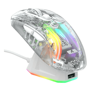Attack Shark X2 Pro Gaming Mouse 4000 DPI Wireless Transparent