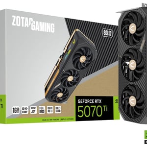كارت شاشة Zotac Gaming GeForce RTX 5070 Ti 16GB GDDR7 Solid OC Edition
