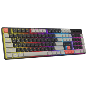 Vertux StealthKey Full-Size Mechanical Gaming Keyboard Wired Red Switch