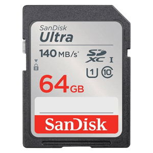 SanDisk Ultra 64GB SDXC UHS-I 140MB/s Memory Card