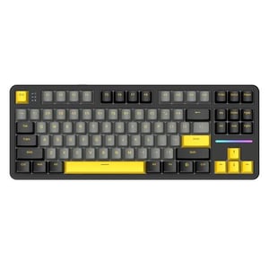 كيبورد Attack Shark X87 80% TKL ميكانيكي لاسلكي RGB أسود