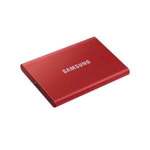 هارد خارجي Samsung T7 500GB USB 3.2 أحمر