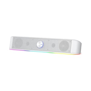 Redragon Adiemus GS560W 2.0 Channel 4W RGB Wired Speaker White