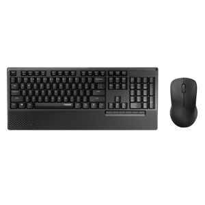 Rapoo X1960 Full-Size Keyboard + Mouse Combo Wireless Black